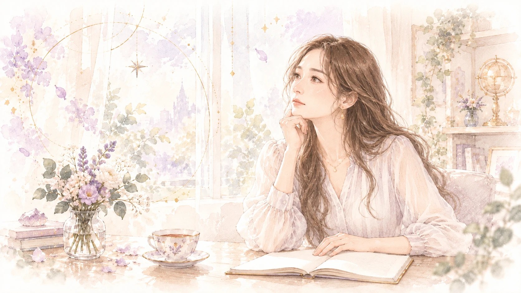自分の感性と向き合う女性